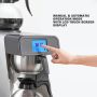 NUPANT 12-Cup Commercial Drip Coffee Maker 1.8L Auto Filling Pour Over Coffee Machine with 2 Glass Carafes, 2 Warmers, LCD Panel, Automatic Stainless Steel Coffee Brewer for Cofe Bar and Restaurant