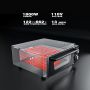 Electric Pizza Oven Indoor Countertop Pizza Oven 1800W 14'' Commercial Pizza Oven with Pizza Stove Multipurpose Stainless Steel Pizza Maker Machine for Home and Restaurant use 110V 