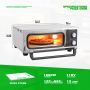Electric Pizza Oven Indoor Countertop Pizza Oven 1800W 14'' Commercial Pizza Oven with Pizza Stove Multipurpose Stainless Steel Pizza Maker Machine for Home and Restaurant use 110V 