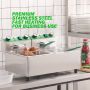 NUPANT 20L/21.2QT Commercial Deep Fryer with Timer Dual Tank Electric Countertop Fryer with Double Baskets and Lids, Temp Control, 3400W/110V Stainless Steel Large Deep Fryer for Restaurant Kitchen